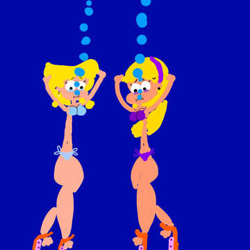 Bringing Two Beauties Down Deep