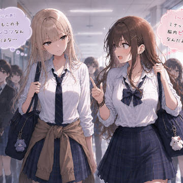 【GAL&GAL】2人の本音【没イラスト③】