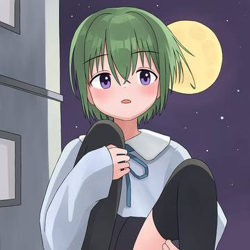 緑髪の男の娘3