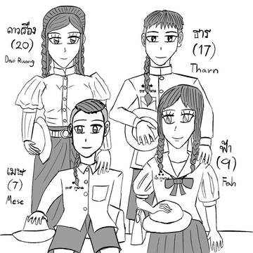 4 Childrens of Phupan family