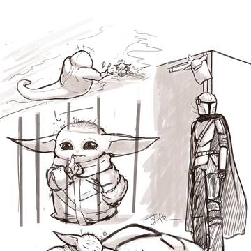 マンダロリアンアンドグローグーwithロッタ