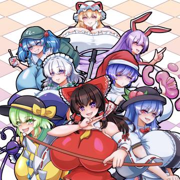 東方少女綺想譚の集合絵ファンアート!