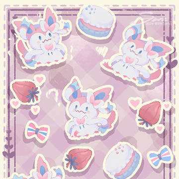 【Pokemon】ミミッキュ x ニンフィア