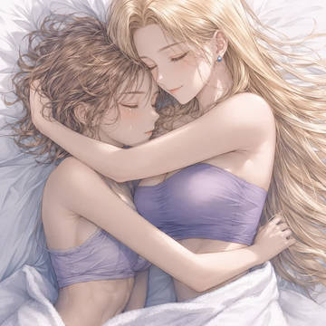 【AI生成】エリザ×エリザのデート。