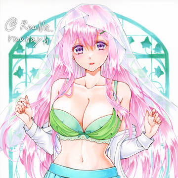 ピンク髪っ娘