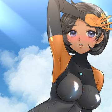 汗ばむマチエールさん
