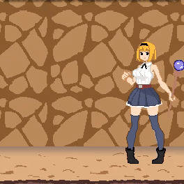 制作中ゲームのリョナモーション
