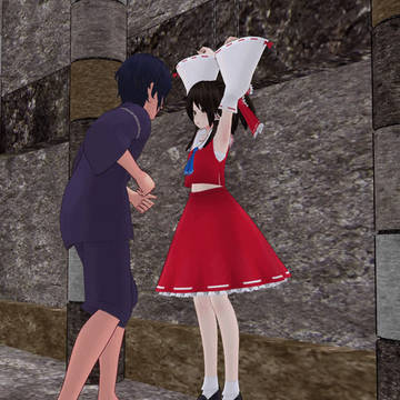 Reimu Belly punch