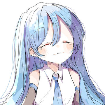 髪おろしミクさん