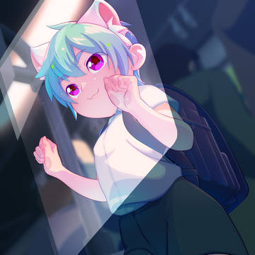 電車にて