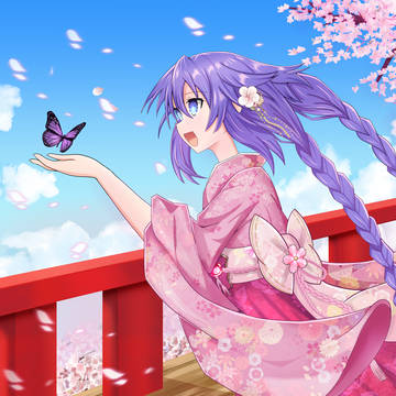 Purple Heart - Sakura Serenity 🌸