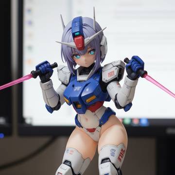 MS少女、ガンダム・ピクシーとイフリート