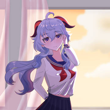 甘雨（セーラー服）