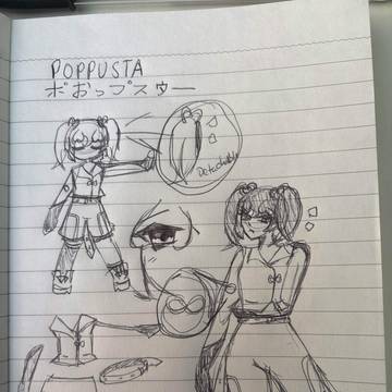 ペンキャラスケッチ