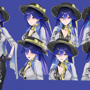 [キャラ配布]洛瑟菈Lucilla_headmod