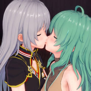 灰风和泡泡亲亲