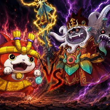 超覚醒ジバニャンVSダイオウイカカモネ