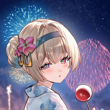 花火とホタル 🎆