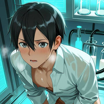 Massive Cum in the Lab Milker