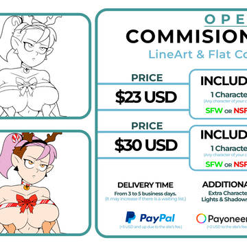 ✨  COMM'S Open! ✨
