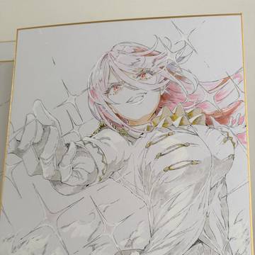 アナログ色紙4枚目描きました