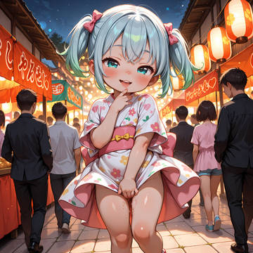 あらら、下着を忘れてしまったみたい。あはは……(2/2)