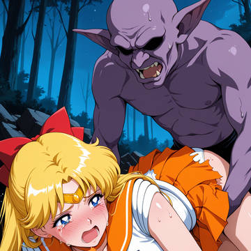 淫魔に敗北した代償に体を捧げるセーラーヴィーナス