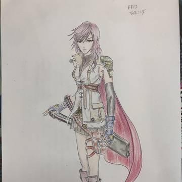 FF13 ライトニング　模写