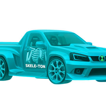 Alien Car 1015: Skele-TON