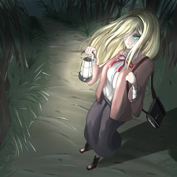 森の中