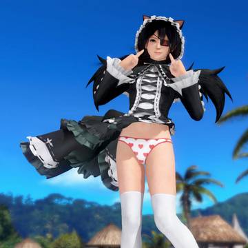 Mirai cosplay in the Wind