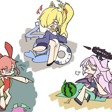 最近描いたちびキャラ
