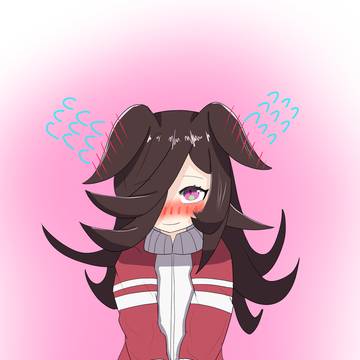 耳ペタ撫で待ち上目遣いライス