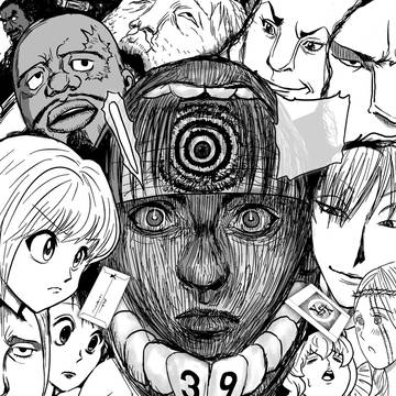 HUNTER×HUNTER39巻の内容を1枚にまとめて描いてみた