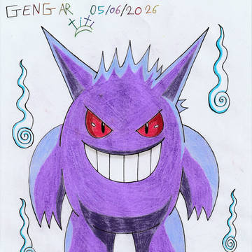 Gengar👻😈💜🌫️✨🌙🔥💀🔮⚡