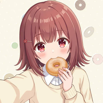 今日のおやつはドーナツ🍩