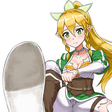 【リクエスト】リーファ小人踏み付け