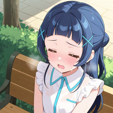 暑くて急に脱ぎ始めるななちゃん