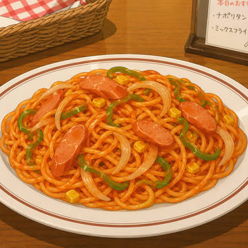 桜パンダのメニュー(パスタ編)