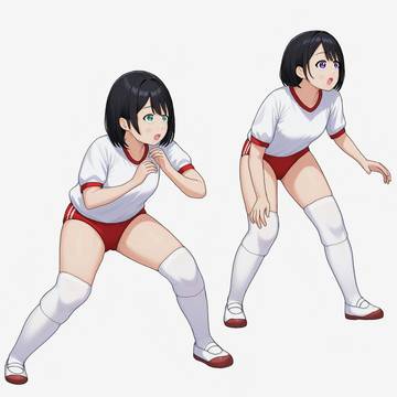 レシーブのかまえ4