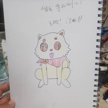 생일 축하해 코하쿠~!(한국판에선 호박)