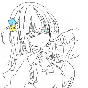 板绘初尝试 穿礼服的波奇酱/礼服を着た後藤一里