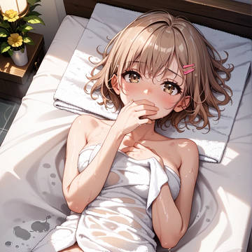 ふぅ、さっぱりしたぁ〜✨……ねぇ、髪乾かしてくれないの?🥺💦