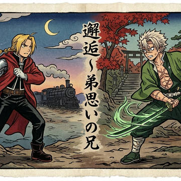 今日のお題、兄クロスオーバー：エドワード・エルリック✕不死川実弥
