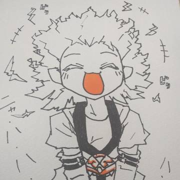 らくがき 静電気