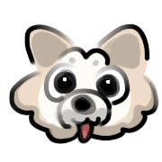 LINE絵文字　我が犬
