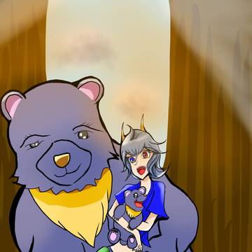Brown Bear様へのお礼イラスト 🐻🎁