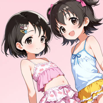 千枝ちゃんとみりあちゃんの百合