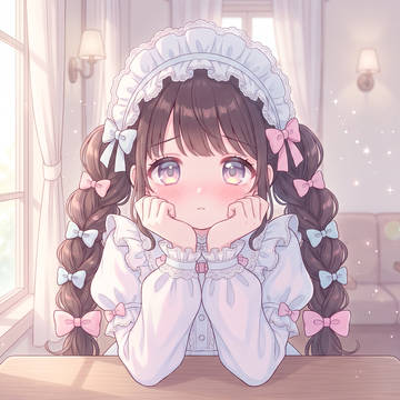 窓光揺蕩う綺飾乙女