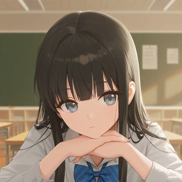 オリジナル　黒髪ロング